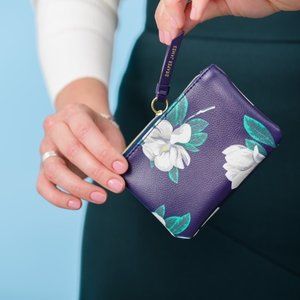 Reese Witherspoon Draper James Magnolia Coin Purse/Pouch NEW